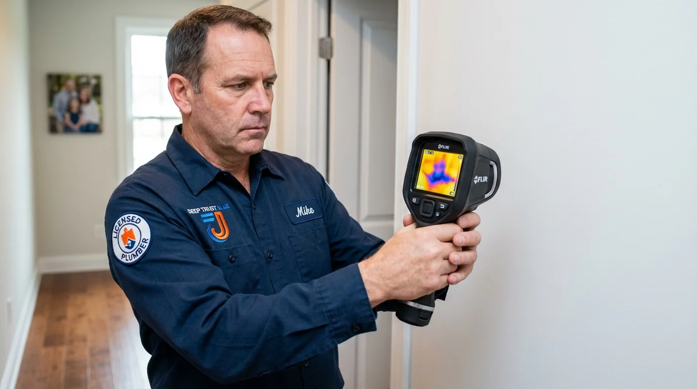 Thermal imaging leak detection by Johns Plumbing LLC in Elk Point